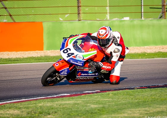 racing bike - action shot