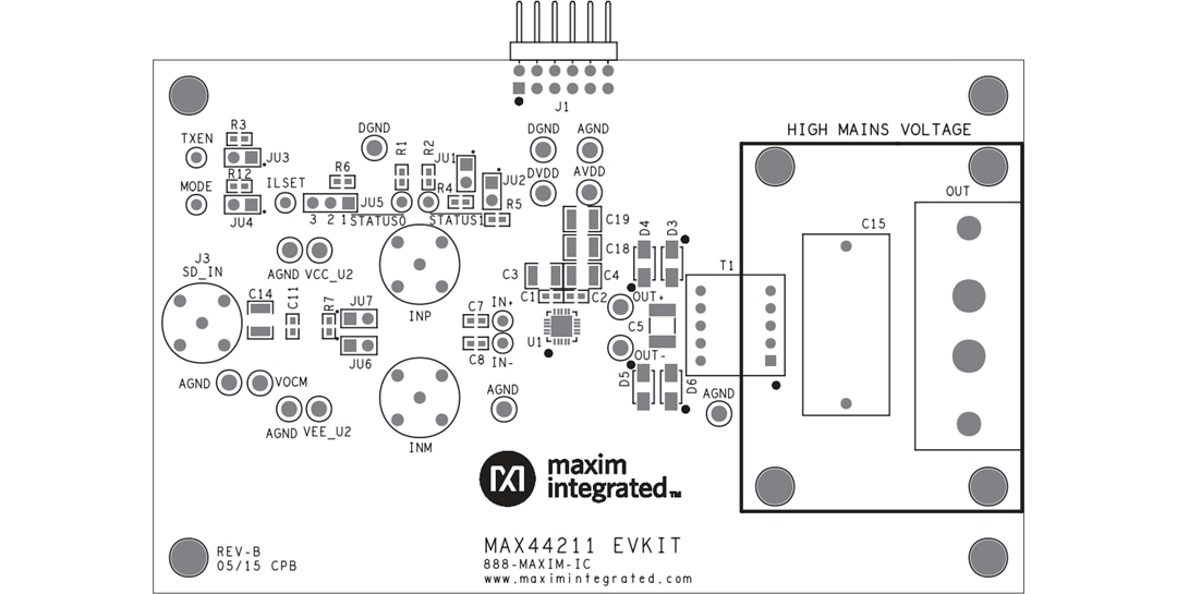 Analog Devices / Maxim Integrated MAX44211EVKIT Evaluation Kit