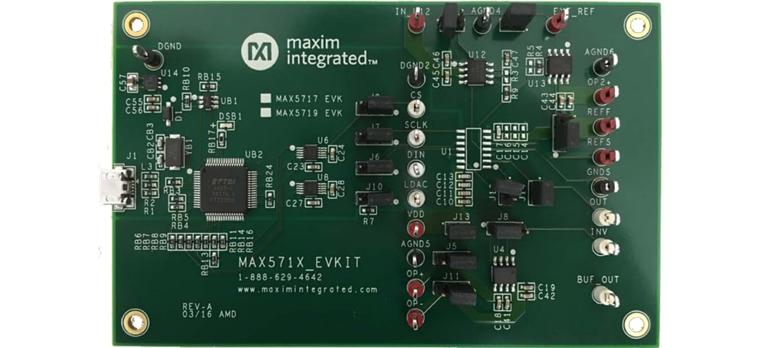 Analog Devices / Maxim Integrated MAX5719EVKIT Evaluation Kit