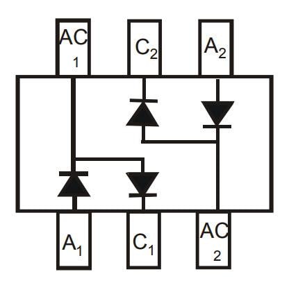 Schematic - Diodes Incorporated DMTH4004 N-Channel Enhancement Mode MOSFET