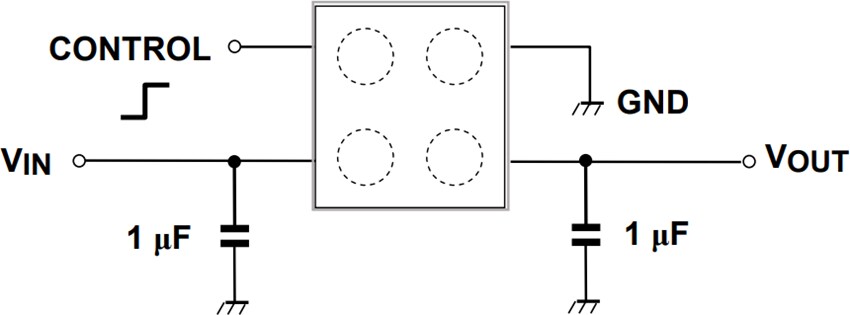 Application Circuit Diagram - Toshiba TCR3UG Series Low-Dropout Regulators