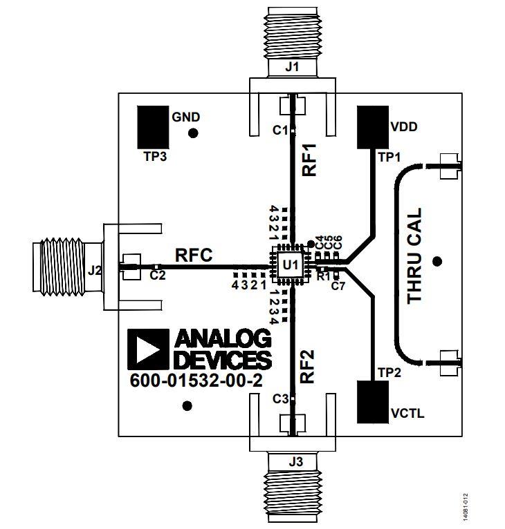 Analog Devices Inc. EVAL-ADRF5130 Evaluation Board