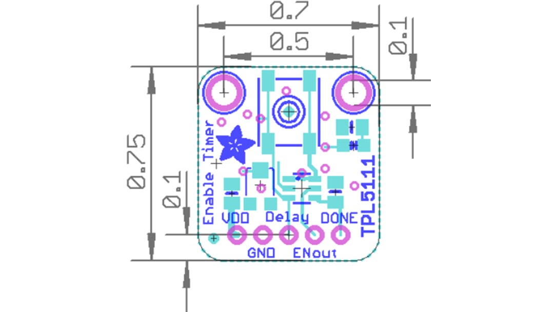 Adafruit TPL5111 Low-Power Timer Breakout Board