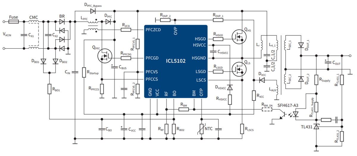 Infineon Technologies ICL5102 High-Performance PFC Resonant Controller
