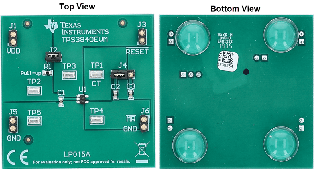 Mechanical Drawing - Texas Instruments TPS3840EVM Evaluation Module (EVM)