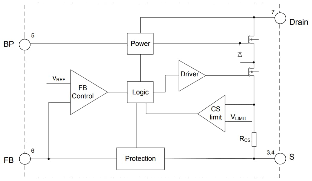 Block Diagram - Diodes Incorporated AP3917x Step Down Power Switchers