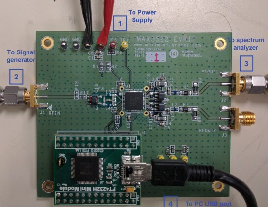 Location Circuit - Analog Devices / Maxim Integrated MAX3522BEVKIT Evaluation Kit