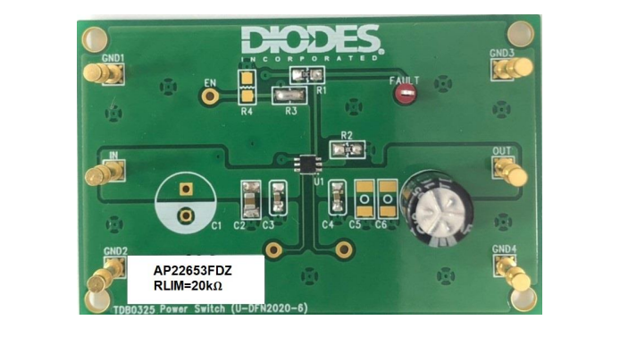 Diodes Incorporated AP22653FDZ-EVM Evaluation Module