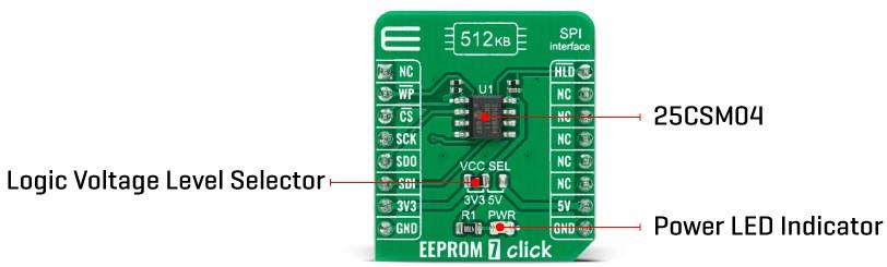 Block Diagram - Mikroe EEPROM 7 Click
