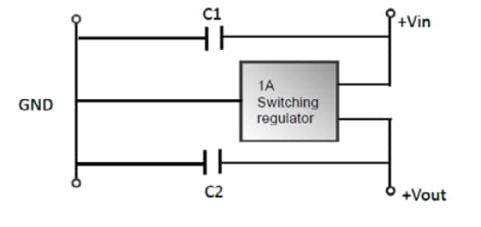 Application Circuit Diagram - Eaton Electronics EPM78 Non-Isolated DC-DC Converters