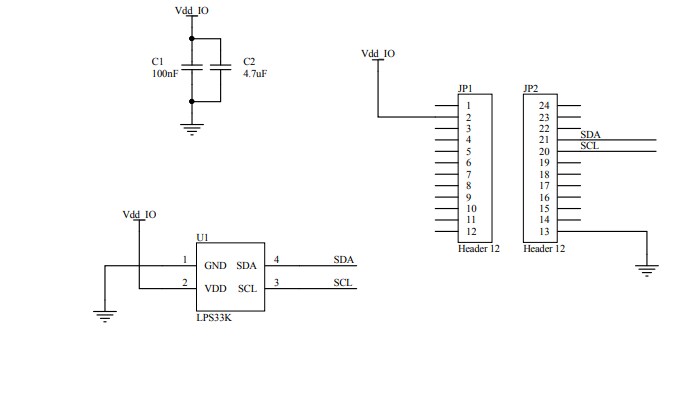 Schematic - STMicroelectronics STEVAL-MKI214V1 Adapter Board