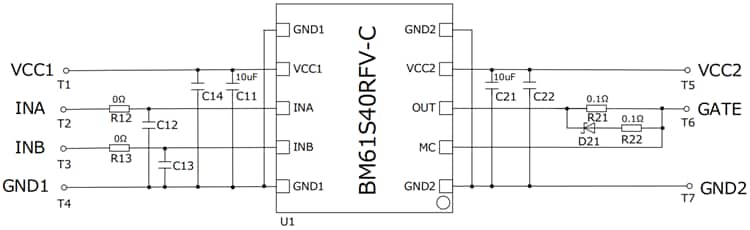 Schematic - ROHM Semiconductor BM61S40RFV-EVK001 Evaluation Board