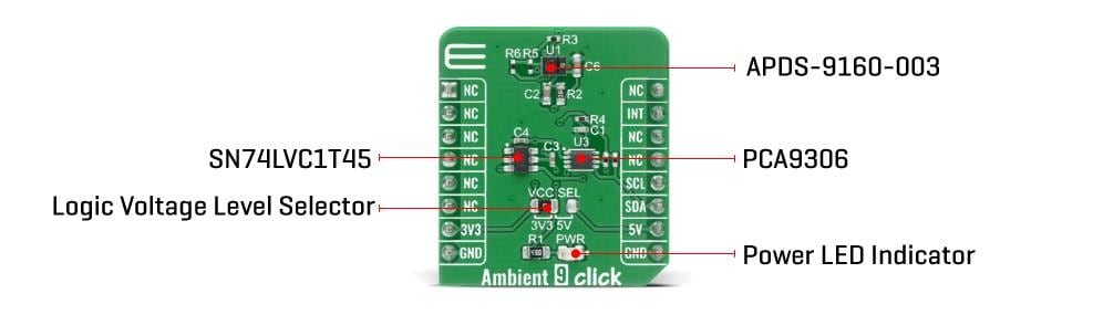 Block Diagram - Mikroe Ambient 9 Click