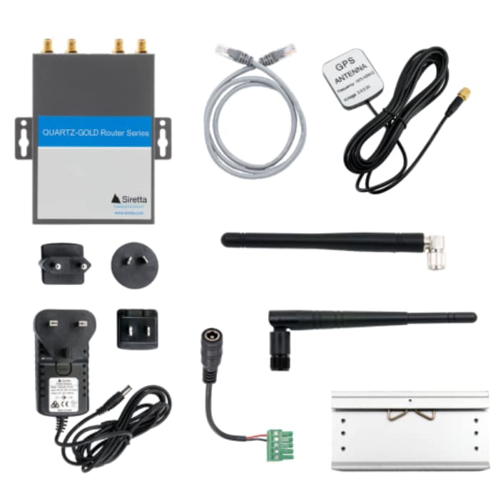 Siretta QUARTZ-GOLD Gigabit Ethernet LTE Routers (EU)