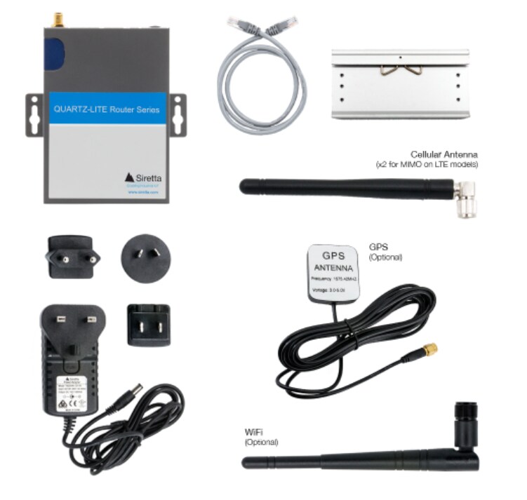 Siretta QUARTZ-LITE-LTE Dual Port 4G/LTE Routers (EU)