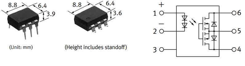 Panasonic Industrial Devices AQV209Gx PhotoMOS®