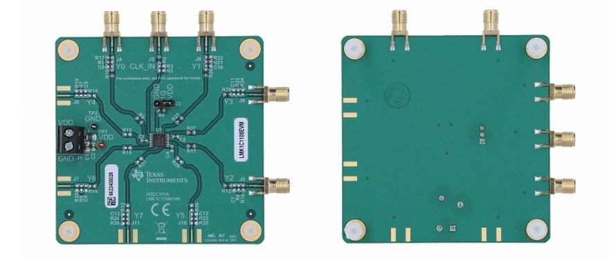 Texas Instruments LMK1C1108EVM Evaluation Module