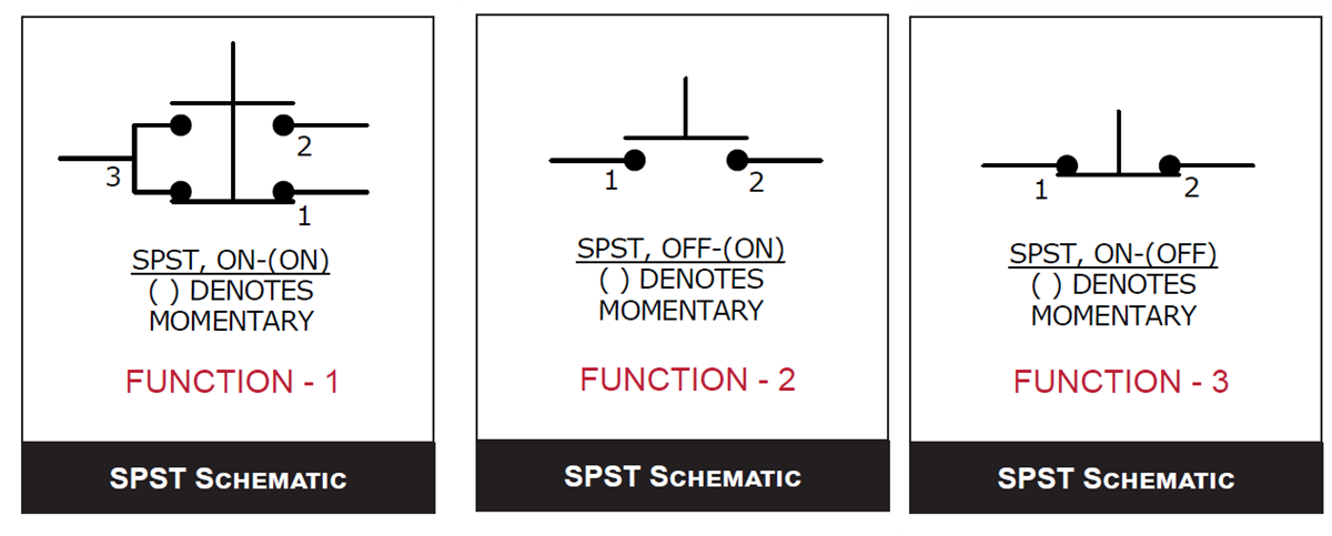 Schematic - E-Switch PMV6 Anti-Vandal Switches