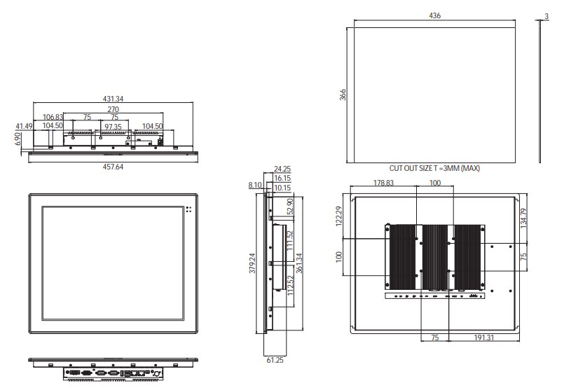 NexAIoT APPC 1940T Touchscreen