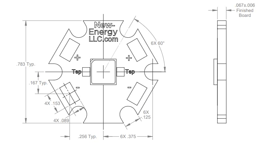New Energy Cree JR5050 6V Starboards