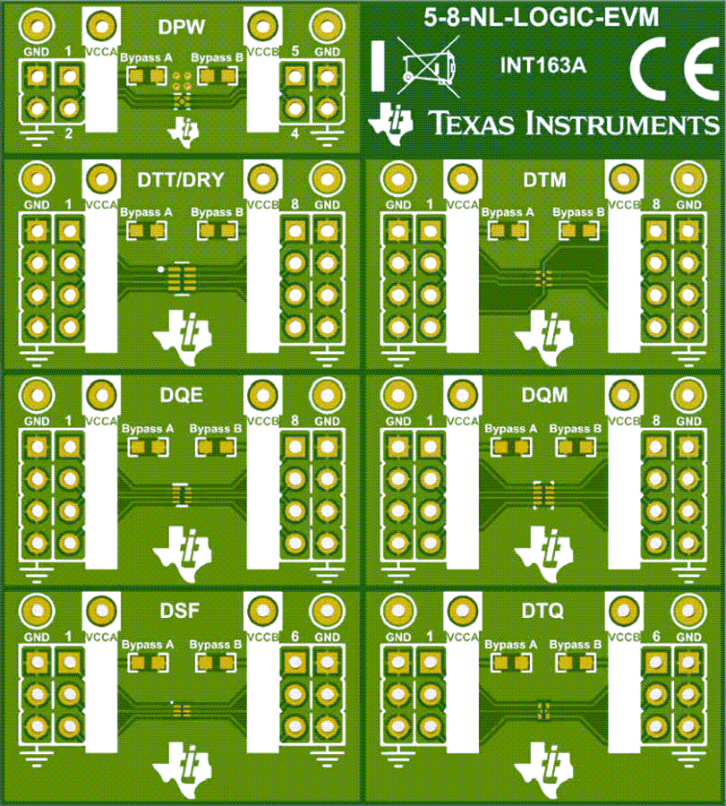 Mechanical Drawing - Texas Instruments 5-8-NL-LOGIC-EVM Logic & Translation EVM
