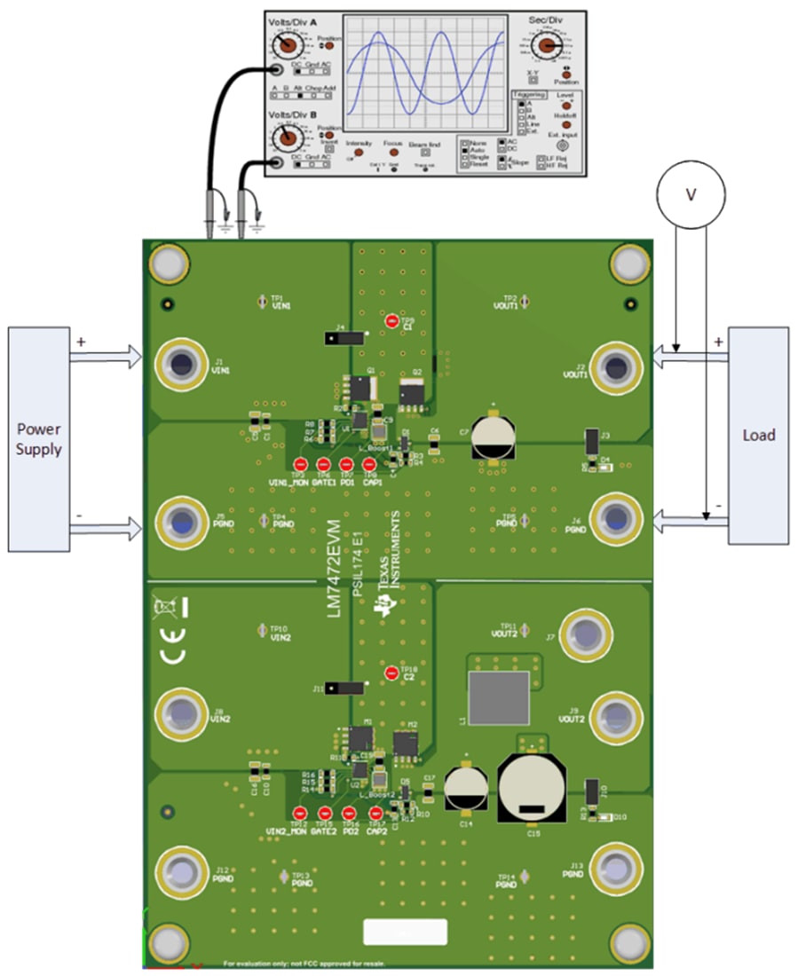 Mechanical Drawing - Texas Instruments LM7472EVM Controller Evaluation Module (EVM)