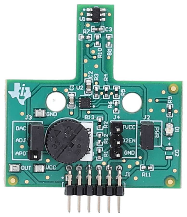 Mechanical Drawing - Texas Instruments TMAG5328EVM Hall-Effect Switch Evaluation Module