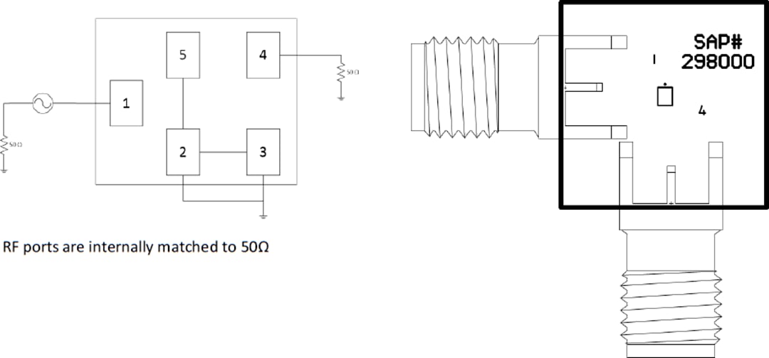 Mechanical Drawing - Qorvo QPQ1040QEVB Evaluation Board