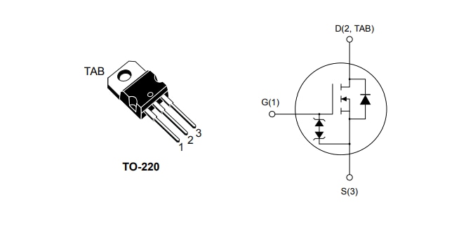Application Circuit Diagram - STMicroelectronics STP80N600K6 MDmesh K6 Power MOSFET