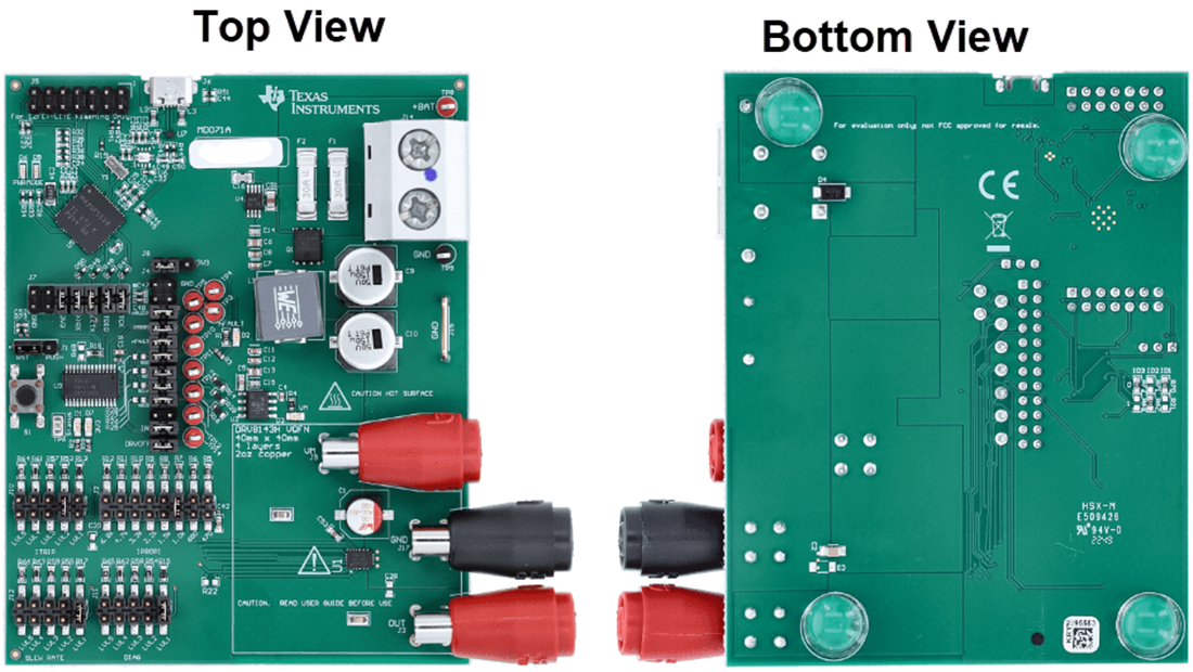 Mechanical Drawing - Texas Instruments DRV8145P-Q1EVM Driver Evaluation Module