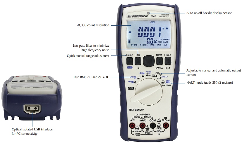 B&K Precision 390B & 394B Multimeters