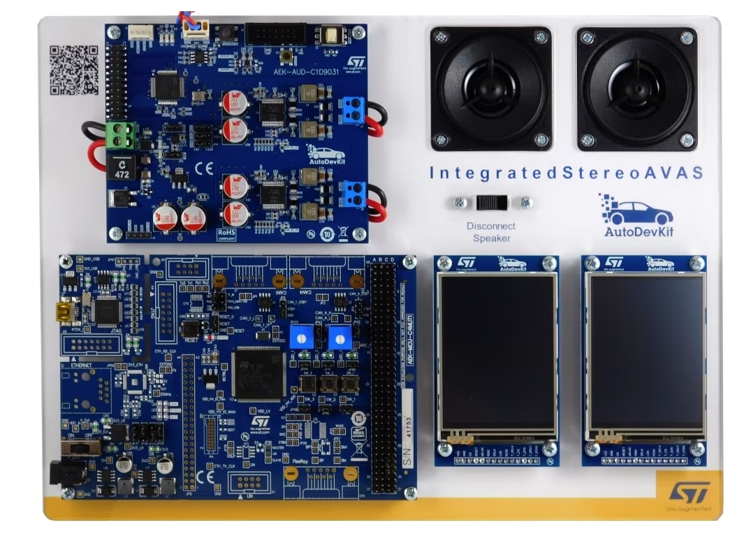 STMicroelectronics AEKD-STEREOAVAS Integrated Stereo AVAS Solution