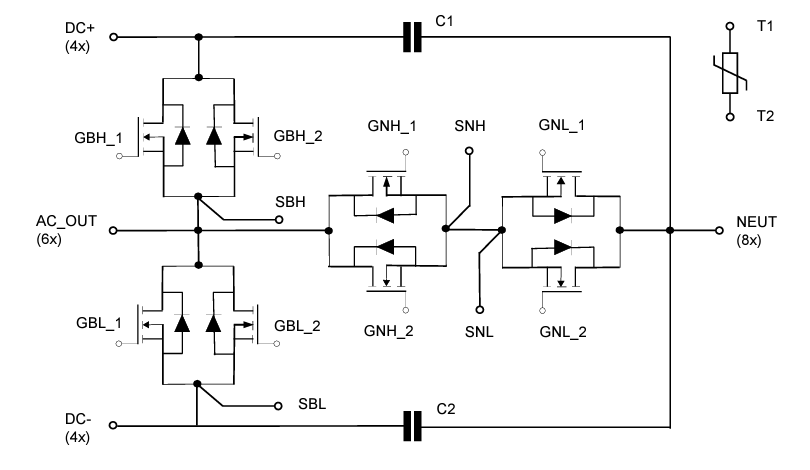 Mechanical Drawing - STMicroelectronics ACEPACK 2 Power Module