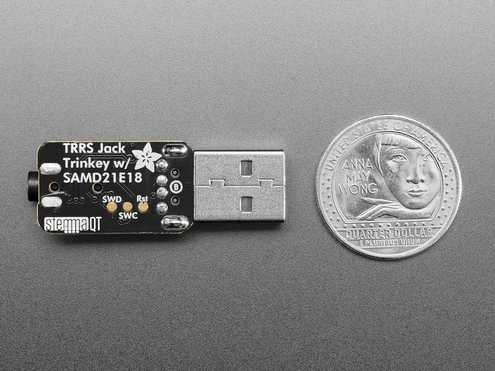 Adafruit 5954 TRRS Trinkey - USB Key