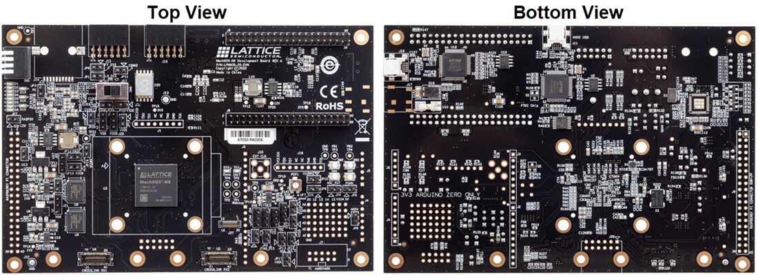 Mechanical Drawing - Lattice Semiconductor MachXO5-NX Development Board