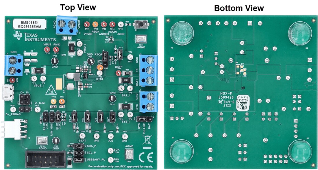 Location Circuit - Texas Instruments bq25638EVM Charger Evaluation Module (EVM)