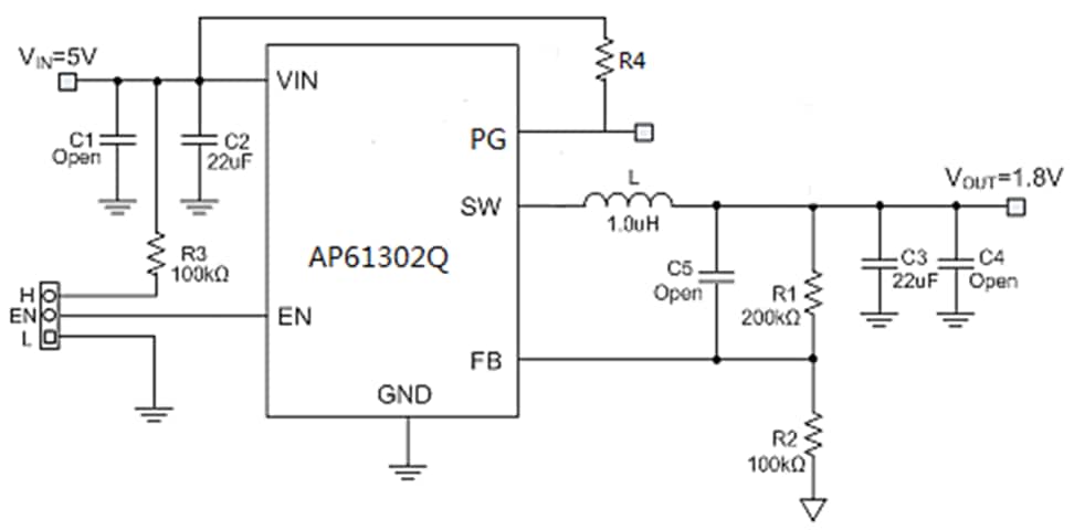 Diodes Incorporated AP61302Q Evaluation Board