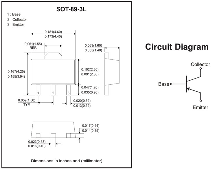 Comchip Technology 2SA1213-HF General-Purpose PNP Transistors