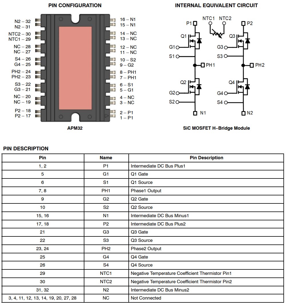 onsemi NVXK2TR40WXT Silicon Carbide (SiC) Module