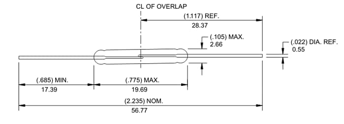 Chart - Littelfuse MVSR-20E Reed Switches