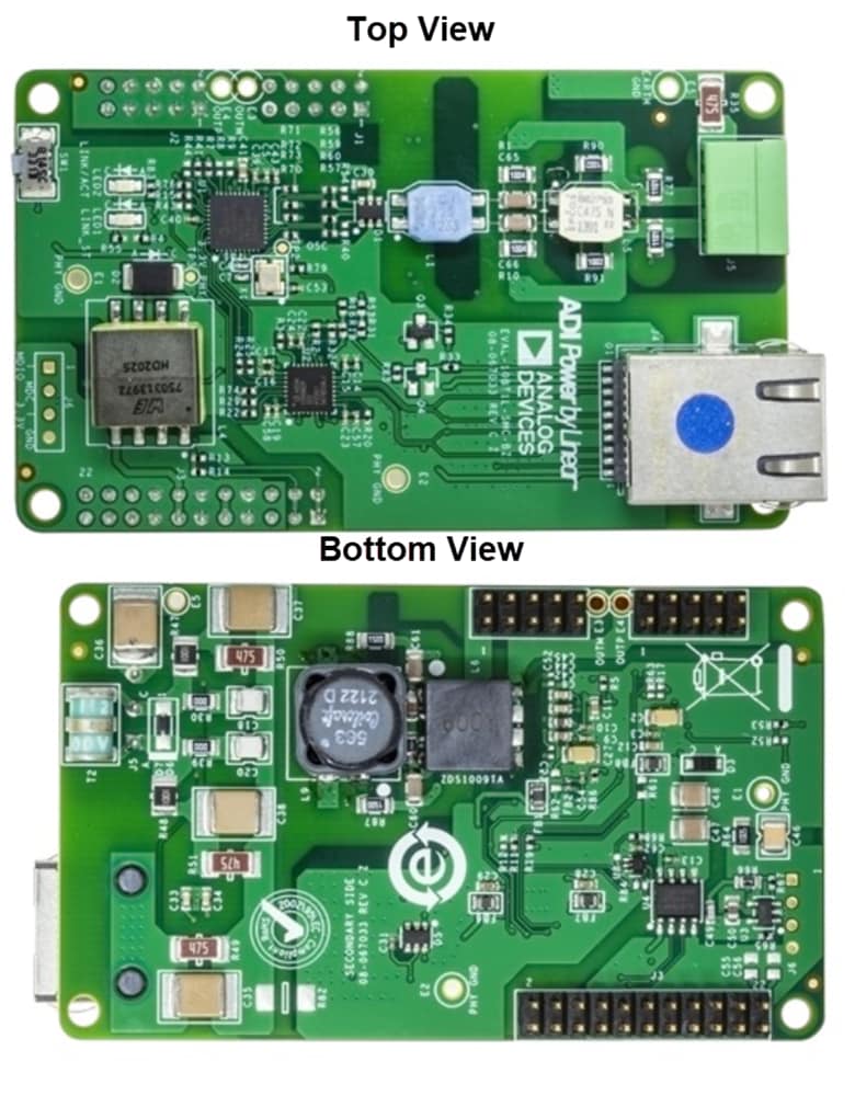 Mechanical Drawing - Analog Devices Inc. EVAL-10BT1L-MCS IEEE 802.3cg SPoE Shields