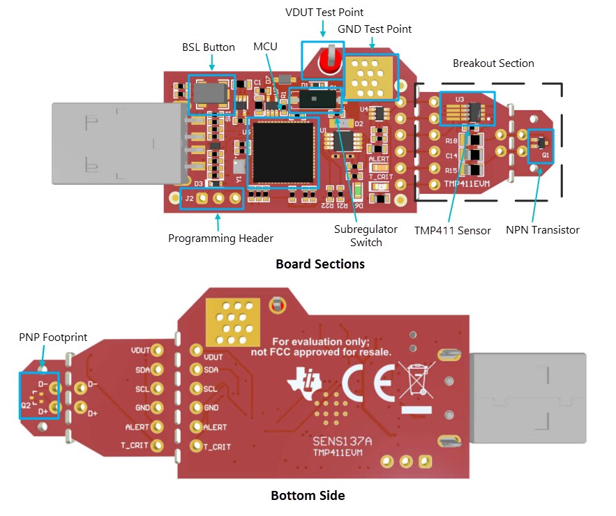 Texas Instruments TMP411EVM Evaluation Module