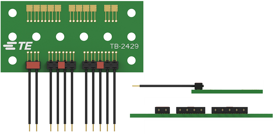 Infographic - TE Connectivity / ERNI Multi-Point IDC Terminals
