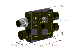 Mechanical Drawing - Banner Engineering R50 Zero Pressure Accumulation Control Modules