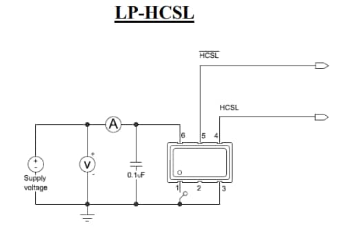 Application Circuit Diagram - Abracon AK1LP ClearClock™ Oscillators