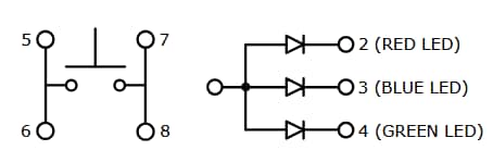 Schematic - E-Switch TL3220 Tactile Switches