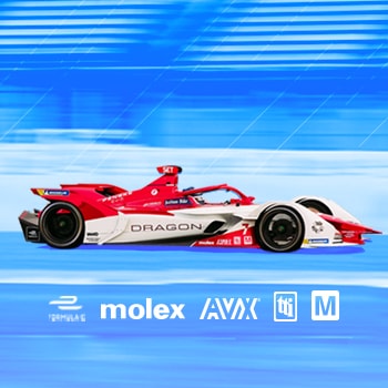 Mouser Formula E landing page