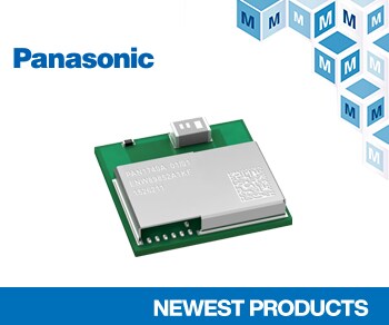 Panasonic's PAN1740A BLE Module, Now at Mouser, Supports Voice Commands and Motion Recognition